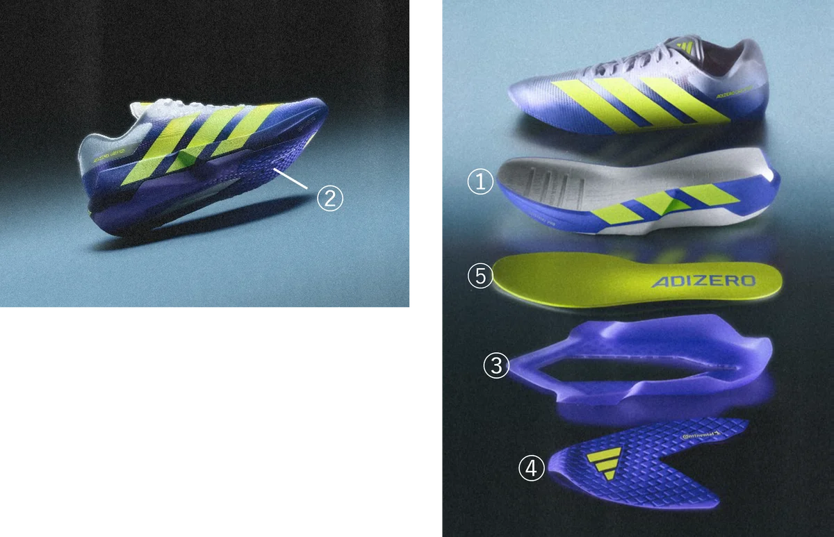 アディダス ハイブリッド競技向けラインナップを拡充トレーニングからレース本番までを支える「ADIZERO Dropset Pro」6月17日（水）より発売 画像 2
