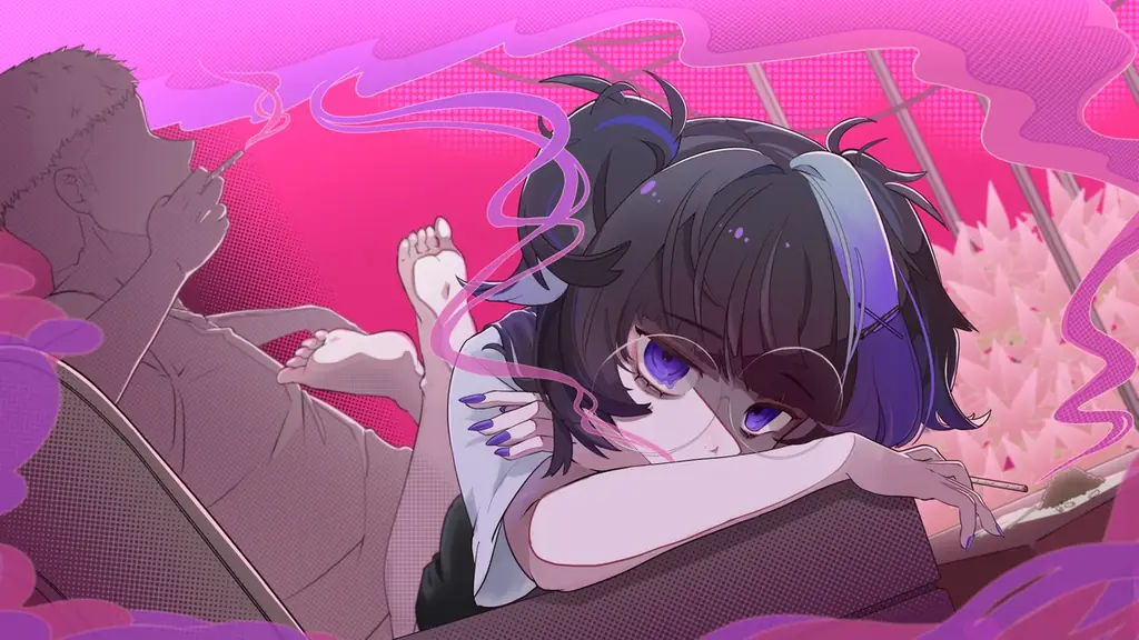ネットアーティストを目指す”スミレちゃん”の人生選択リズムADV『One Song, One Life』、ジー・モードよりパブリッシング決定！新PV公開＆Steam Nextフェスにて最新デモ版公開 画像 8
