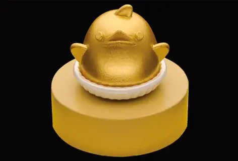 ジェイアール名古屋タカシマヤ「大黄金展」に「ぴよりん」の純金の置物などが初登場！ 画像 2