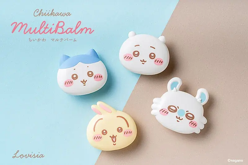 6月19日発売 ちいかわ顔のマルチバーム全4種