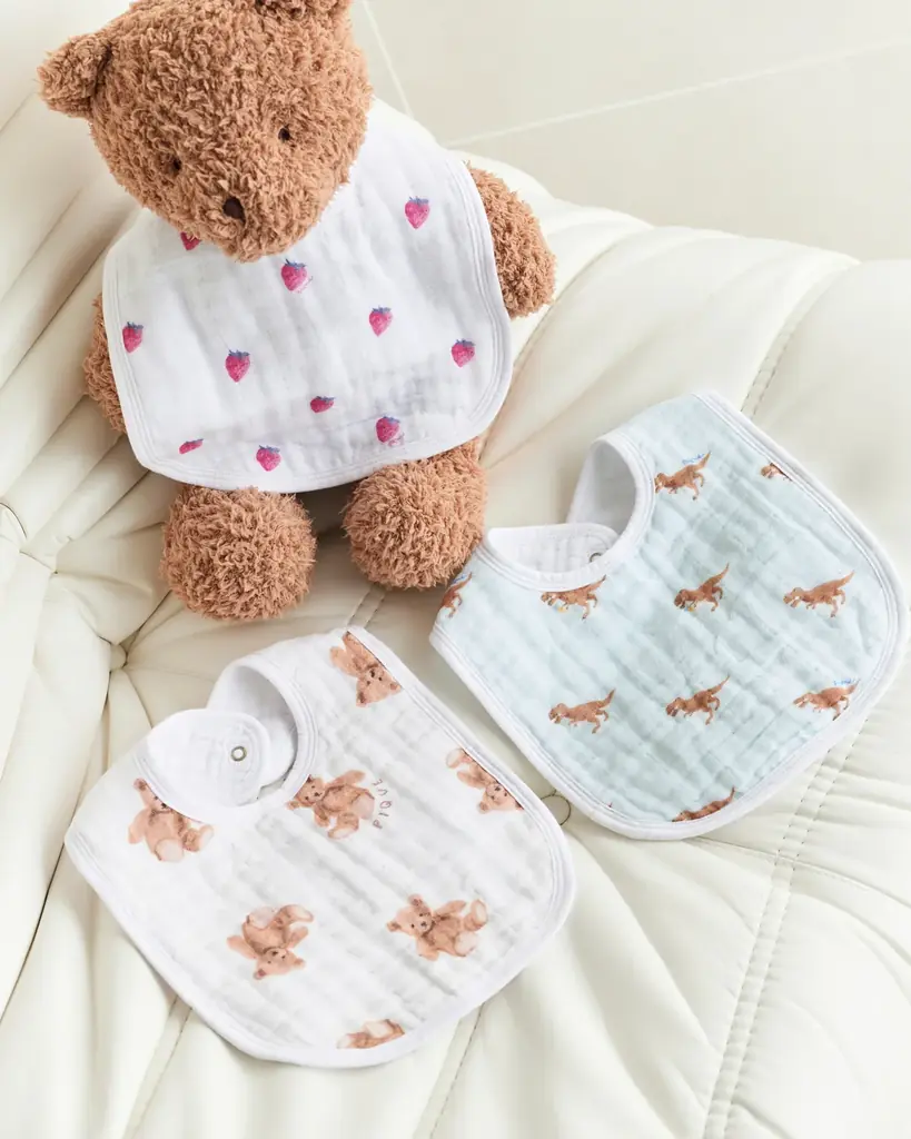 【ジェラート ピケ】「aden + anais™」とのスペシャルコレクション！高品質な糸をやさしく織ったモスリンコットン使用のスワドルやビブなどギフトに最適なアイテムを発売 画像 5