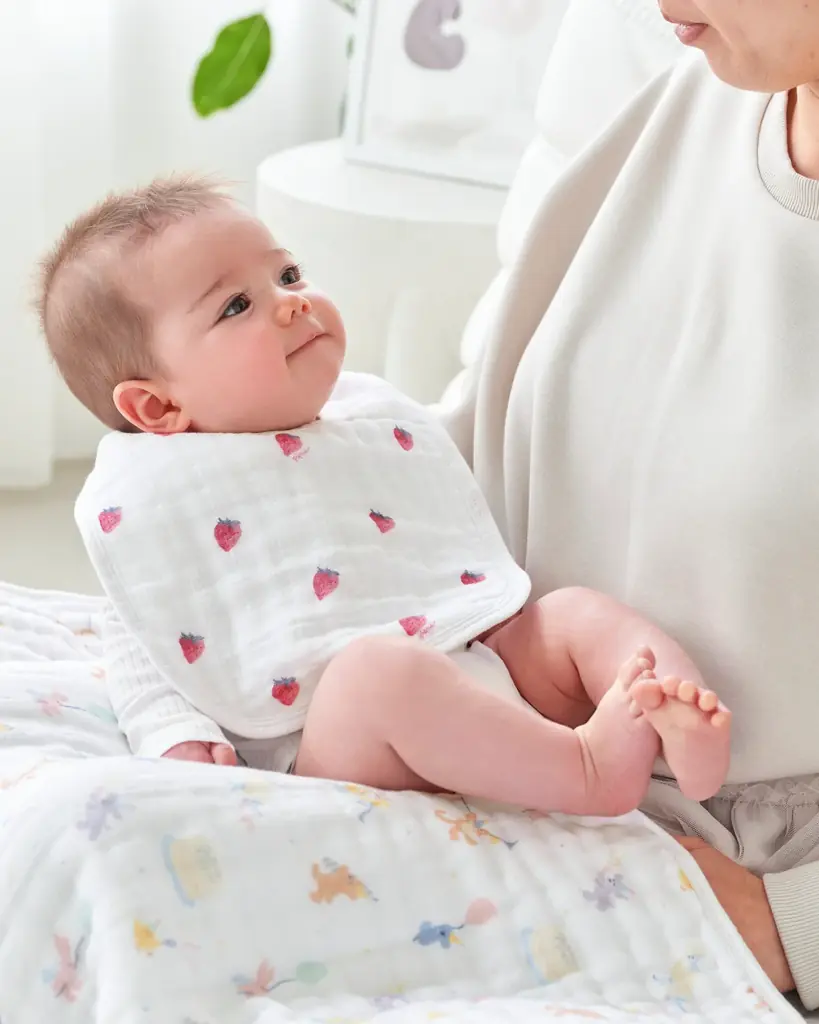 【ジェラート ピケ】「aden + anais™」とのスペシャルコレクション！高品質な糸をやさしく織ったモスリンコットン使用のスワドルやビブなどギフトに最適なアイテムを発売 画像 6