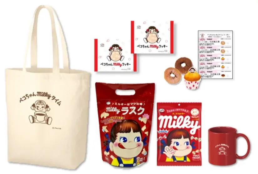 「ミルキー」風味のドリンクやスイーツを揃えたカフェが東北初出店。不二家の新業態「ペコちゃんmilkyタイム」3号店が福島駅西口パワーシティピボットにオープン 画像 5