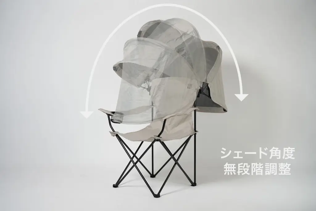 日傘いらずで両手は自由。全方向シェードで自分だけの持ち運べる日陰を 画像 4
