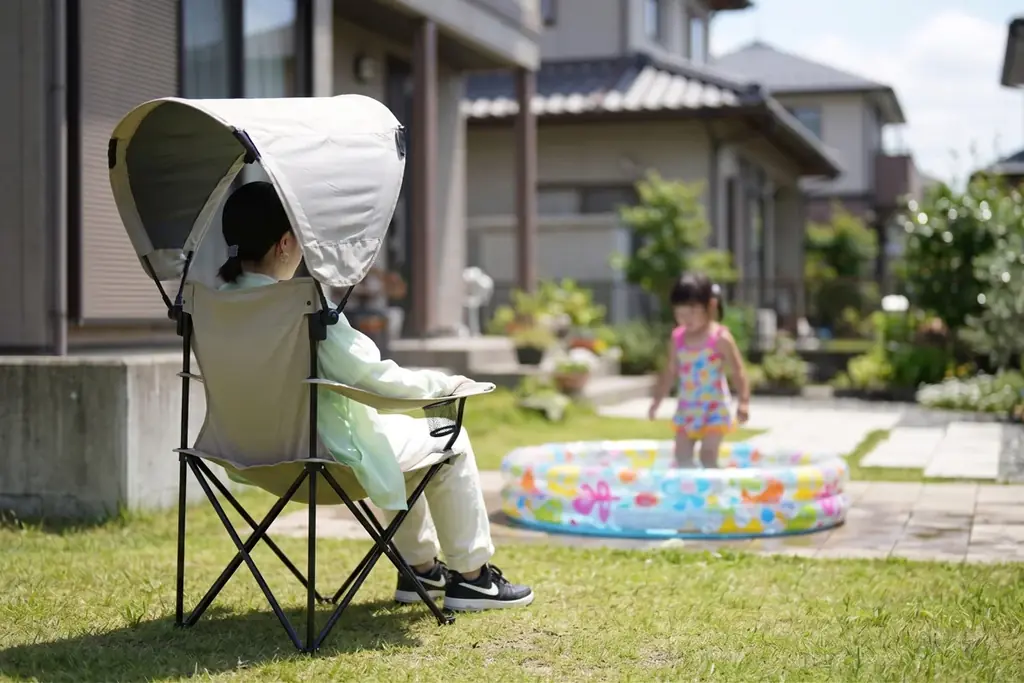 日傘いらずで両手は自由。全方向シェードで自分だけの持ち運べる日陰を 画像 5