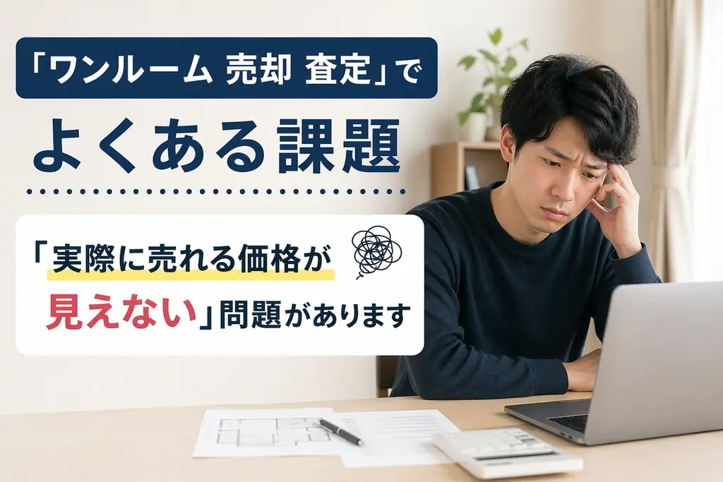 【ワンルーム売却査定】いくらで売れる？実取引データから“本当に売れる適正価格”をAIが算出｜「ワンルーム売却 超高精度AI査定くん」提供開始 画像 3