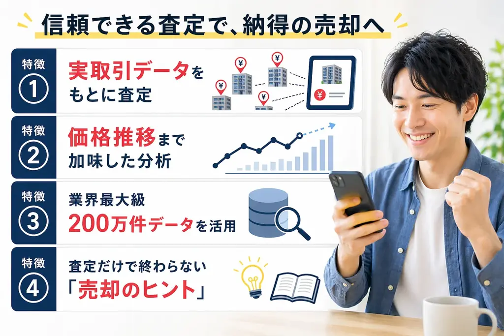 【ワンルーム売却査定】いくらで売れる？実取引データから“本当に売れる適正価格”をAIが算出｜「ワンルーム売却 超高精度AI査定くん」提供開始 画像 4