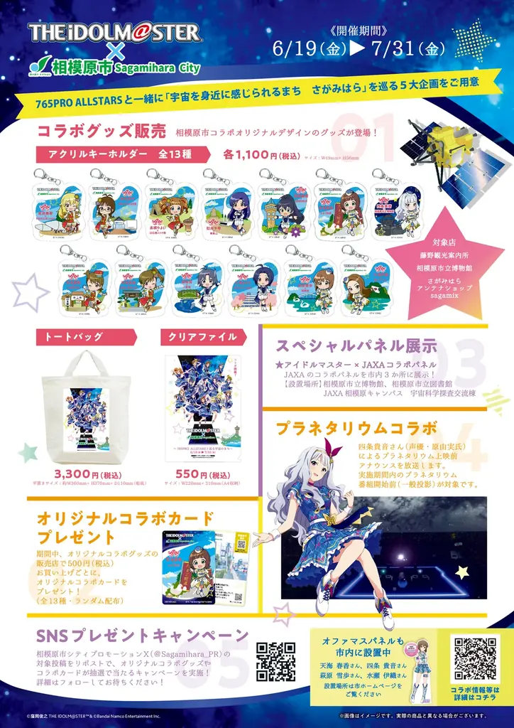「アイドルマスター×相模原市」コラボ～765PRO ALLSTARSと巡る宇宙のまち～開催！ 画像 2