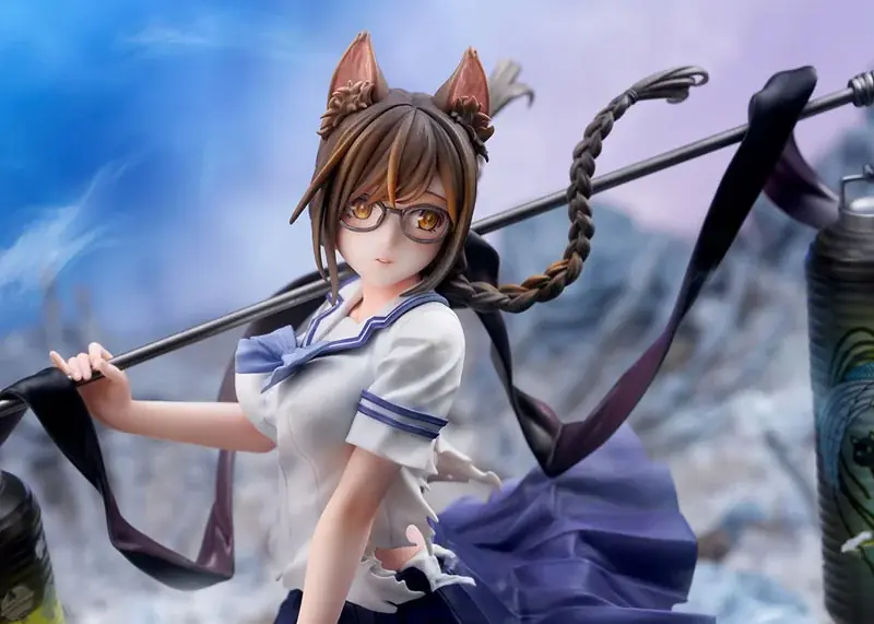 漫画『化物語』から、障り猫の怪異に取り憑かれた薄幸の少女「羽川翼」がフィギュア化。あみあみ限定でのご案内。 画像 20