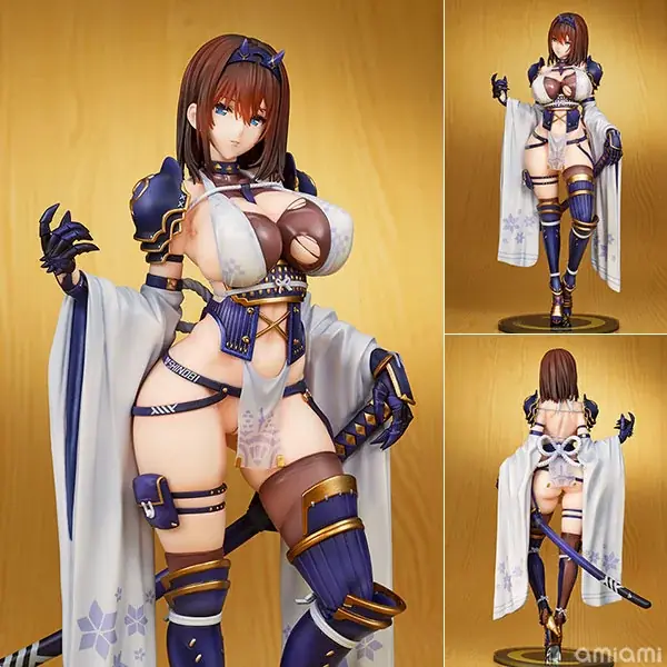 人気イラストレーター魔太郎氏のオリジナルキャラクター「女忍-すみれ-」がフィギュア化。あみあみ限定でのご案内。 画像 2