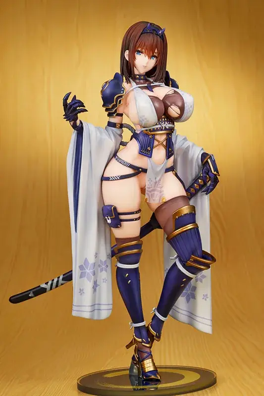 人気イラストレーター魔太郎氏のオリジナルキャラクター「女忍-すみれ-」がフィギュア化。あみあみ限定でのご案内。 画像 3