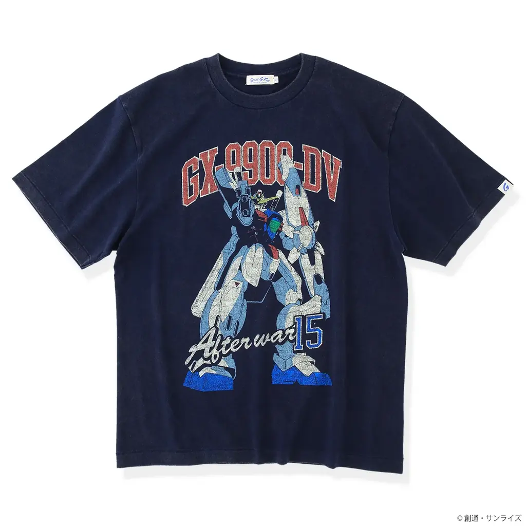 放送30周年を迎えた『機動新世紀ガンダムX』より、ユーズドスタイルのMS（モビルスーツ）柄Tシャツが登場！ 画像 2
