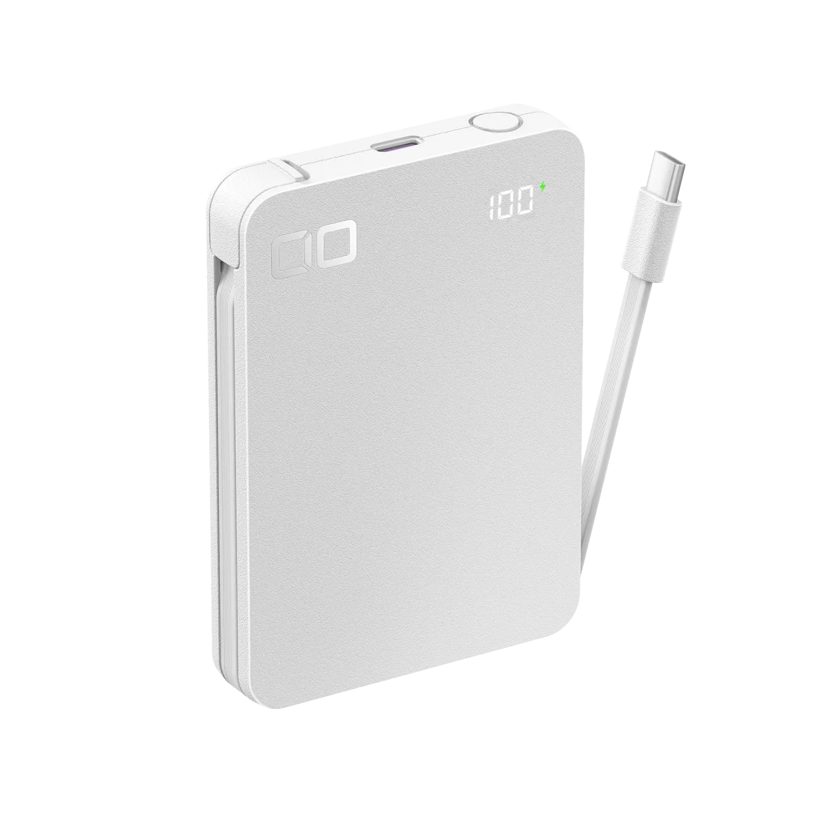 【株式会社CIO】燃えにくい半固体系、脱着式USB-Cケーブル内蔵モバイルバッテリー「SMARTCOBY Ex04 Wireless2.2 CABLE SS5K（ホワイト）販売開始 画像 2