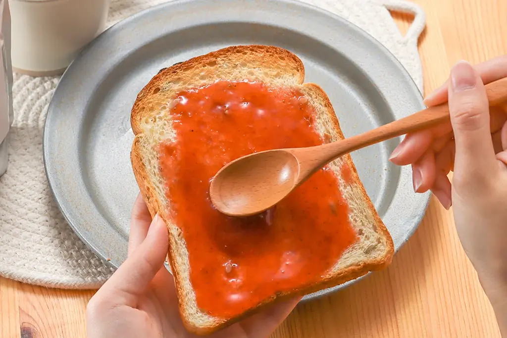 【朝食が、3秒でスイーツに】佐賀県産ブランド苺「いちごさん」使用の無添加いちごジャム、父の日・お中元に向けて楽天ソーシャルギフト対応開始 画像 7