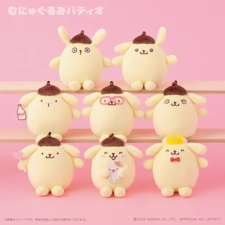 サンリオキャラクターズ「ポムポムプリン」商品９アイテムが６月１２日(金)よりむにゅぐるみパティオ公式ECサイトにて受注予約開始 画像 3