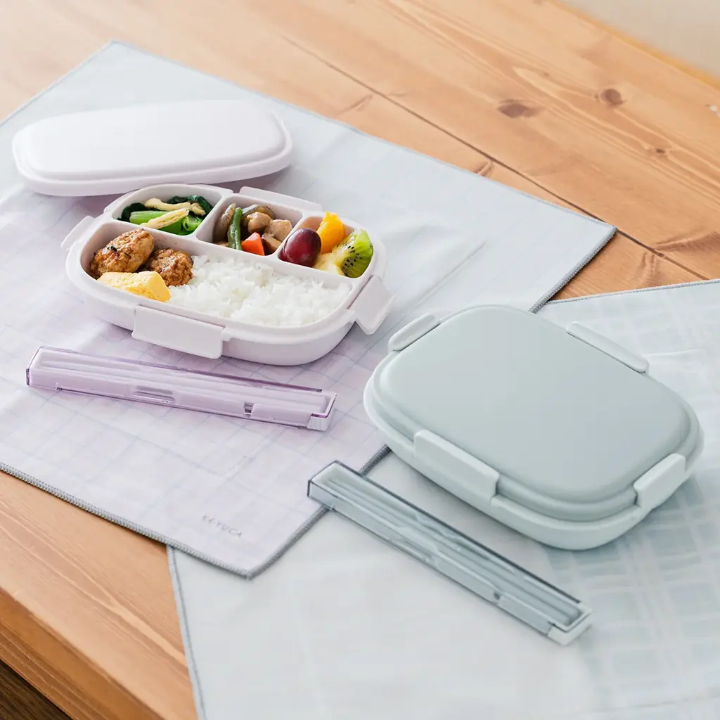 【KEYUCA】朝のお弁当づくりの4つの“面倒”を減らす。2品同時調理で時短を叶える「仕切り付きフライパン」が新発売 画像 8