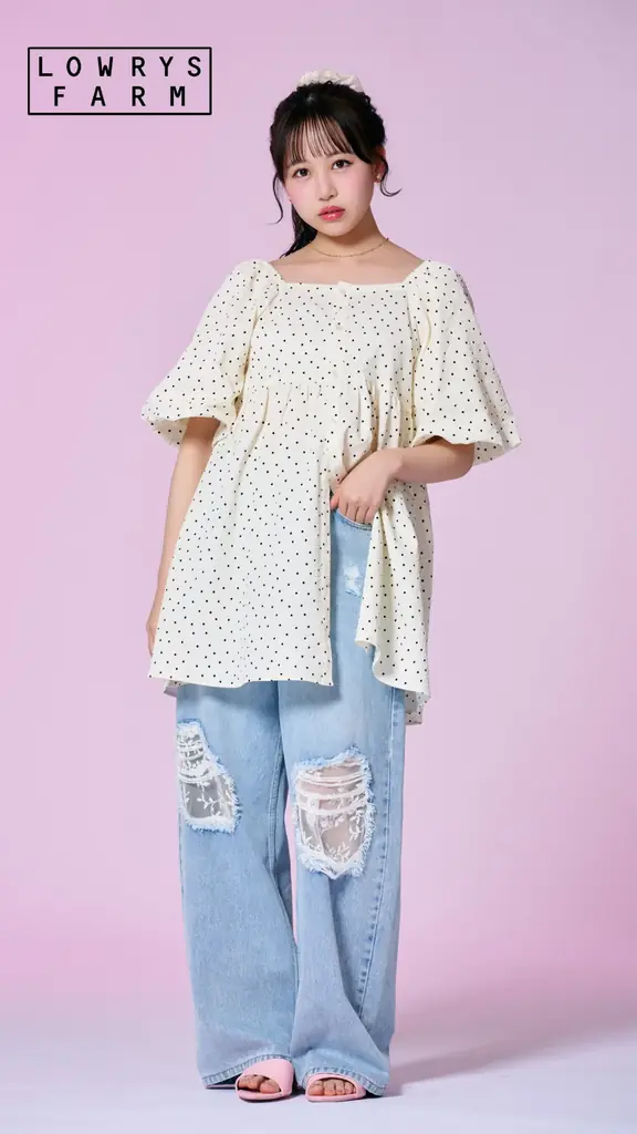 「GLOBAL WORK」「LOWRYS FARM」「JEANASIS」×FRUITS ZIPPER最旬夏の着まわしコーディネート全14LOOKを6 ⽉26 ⽇（⾦）に公開︕ 画像 4