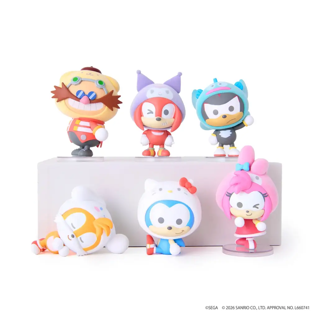 『SONIC & FRIENDS』と「サンリオキャラクターズ」のコラボに新商品登場！『SONIC & FRIENDS』マスコットシリーズにシルバー、チャオ、ルージュが仲間入り 画像 3