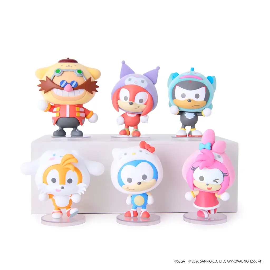 『SONIC & FRIENDS』と「サンリオキャラクターズ」のコラボに新商品登場！『SONIC & FRIENDS』マスコットシリーズにシルバー、チャオ、ルージュが仲間入り 画像 4