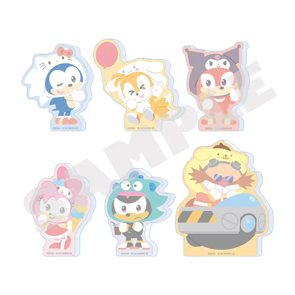 『SONIC & FRIENDS』と「サンリオキャラクターズ」のコラボに新商品登場！『SONIC & FRIENDS』マスコットシリーズにシルバー、チャオ、ルージュが仲間入り 画像 6
