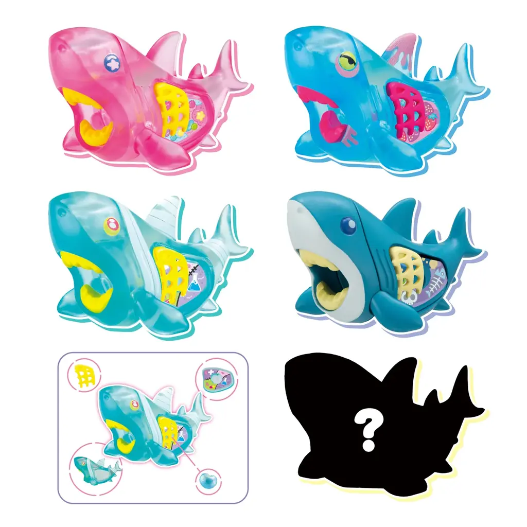 おなかの中まで、かわいい。分解すると”食べたもの”が見える！？『解体パズルFANTASYーさめー』新登場！集めて組み替えられるコレクションパズル 画像 4