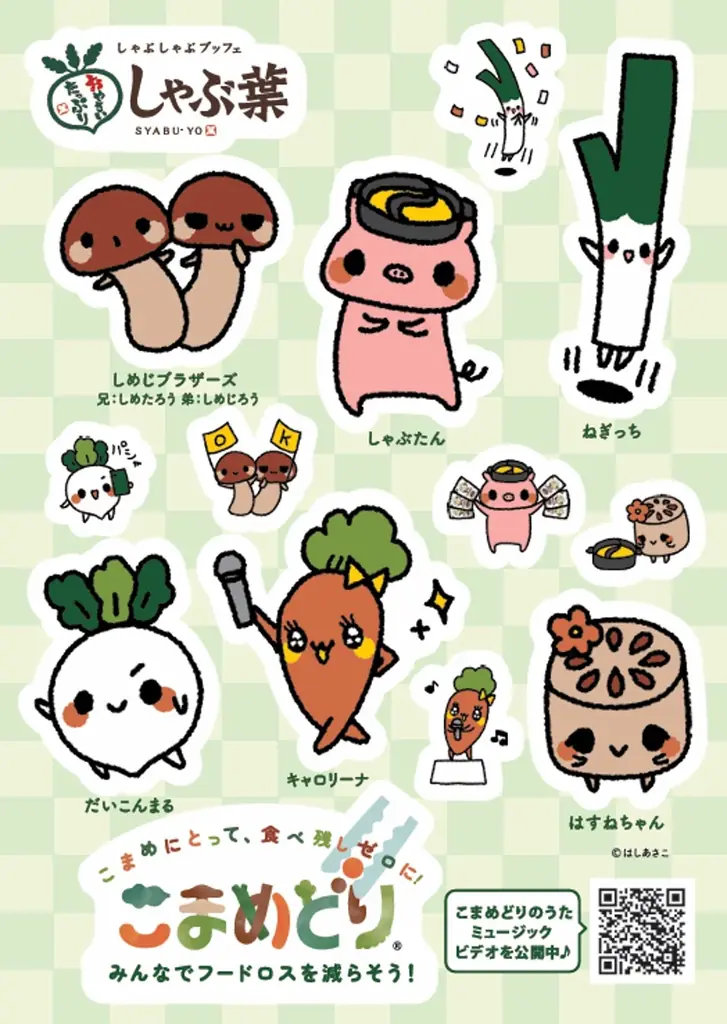 2年で累計140万人参加（※1）！食品ロス削減プロジェクト！しゃぶ葉「こまめどりのうた」公開＆限定シール配布 画像 3