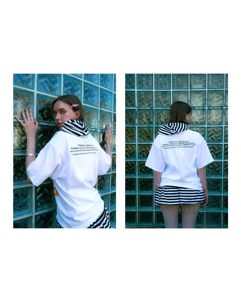 Behind the Scenes®、映画『トレインスポッティング』公開30周年プロジェクト完結編となる公式ライセンスTシャツを発表。バーニーズ ニューヨーク オンラインストアにて受注販売開始。 画像 5