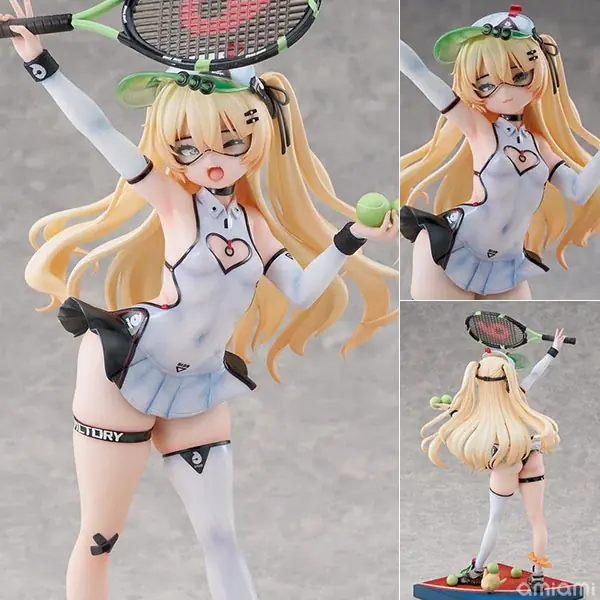 人気スマホゲーム『アズールレーン』より、「バッチ」がスキン「絢爛なるスポーツスター」の姿でフィギュア化。 画像 2