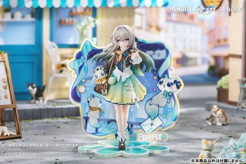 大人気ゲーム『崩壊：スターレイル』より、ちびねこシリーズフィギュア第五弾「ホタル」が登場。あみあみ含む一部流通限定でご案内中。 画像 1