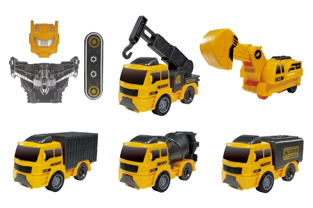 5台の「はたらく車」が究極合体！ロマン爆発の「合体ロボット」が6月新発売 画像 2