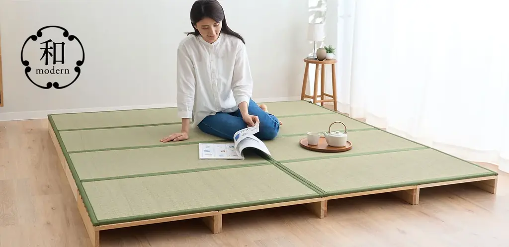 和のくつろぎ空間を手軽に実現！「ベッド、ときどき、居間。」暮らしに合わせて形を変える、パレットベッド×畳マットレスが新登場！ 画像 3