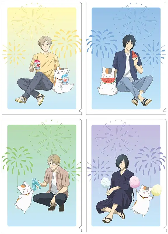 『夏目友人帳』より、夏目貴志やニャンコ先生の描き下ろしイラストを使用した新商品が6月27日発売！　アニメイトでは、特典「ブロマイド」がもらえるフェアを同日より開催!! 画像 2