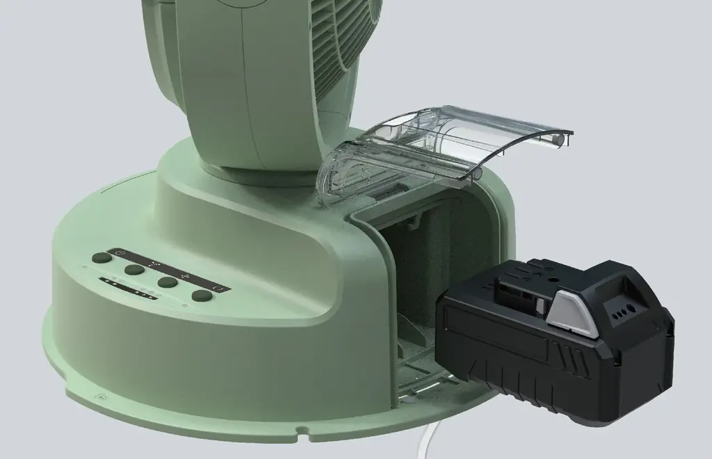 【夏の現場の熱中対策】水道・電源のない場所でも使えるコードレスミストファンがさらに進化「ミストワークファンPlus」発売 画像 2