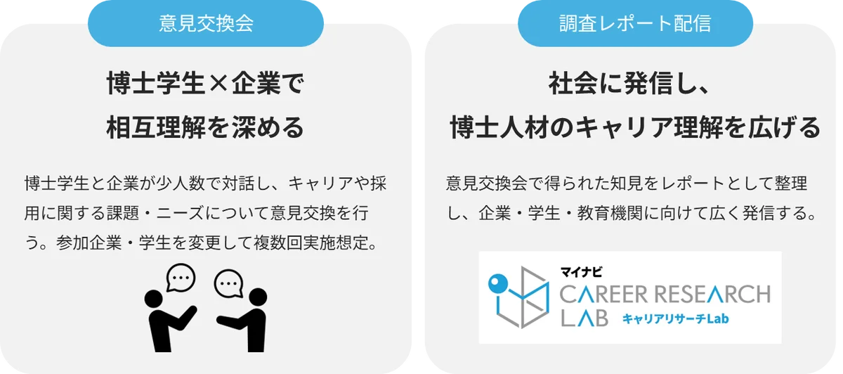 マイナビ、博士人材の多様なキャリア形成を支援。企業×博士学生による対話型研究プロジェクトを開始 画像 2