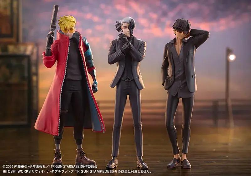 『TRIGUN STAMPEDE』より、「リヴィオ・ザ・ダブルファング」が立体化。あみあみにて予約受付中。 画像 6