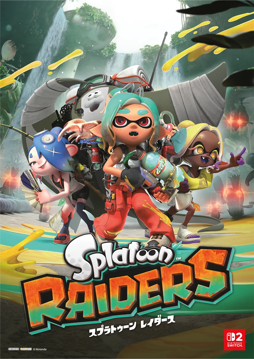 大網株式会社、スプラトゥーンシリーズ初のスピンオフタイトル Nintendo Switch 2 『スプラトゥーン レイダース』をあみあみ限定特典付きで予約受付中。 画像 5