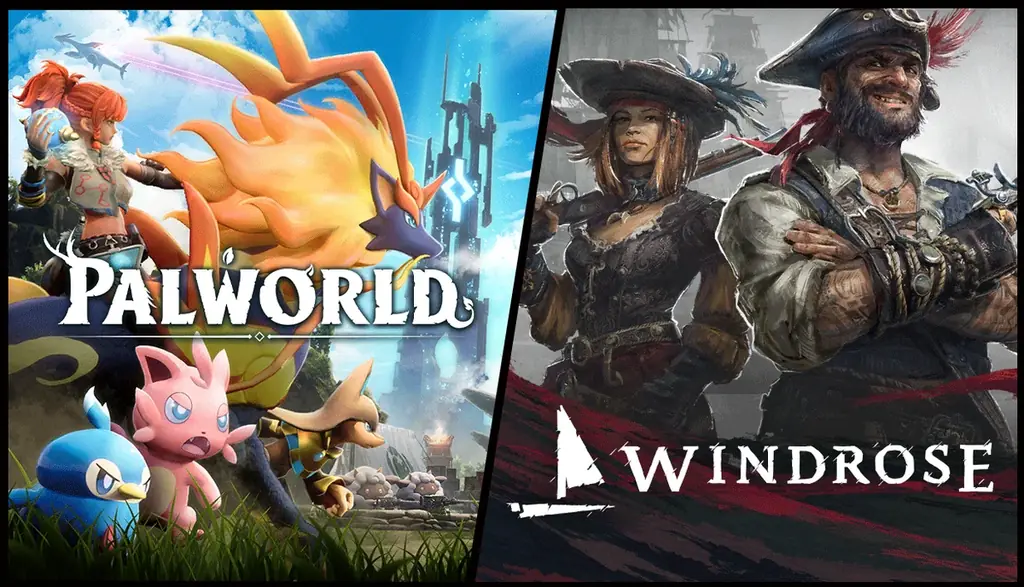 『Palworld / パルワールド』と海賊オープンワールドサバイバルクラフト『Windrose / ウィンドローズ』のバンドルがSteamで本日発売！セット購入で10%OFF！ 画像 1