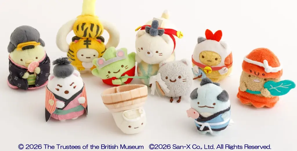 「大英博物館日本美術コレクション展」と「すみっコぐらし」のコラボが決定！　大英博物館日本美術コレクション　百花繚乱～海を越えた江戸絵画　～展覧会限定のコラボアイテムを発売～ 画像 2
