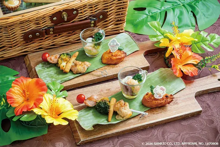 サンリオキャラクターズ ガーデンカフェから、夏季限定メニューが登場！こんがり日焼けした姿がかわいいアフタヌーンティーやハニトー、毎年人気の「ぐでたま かき氷パフェ」も登場。 画像 5