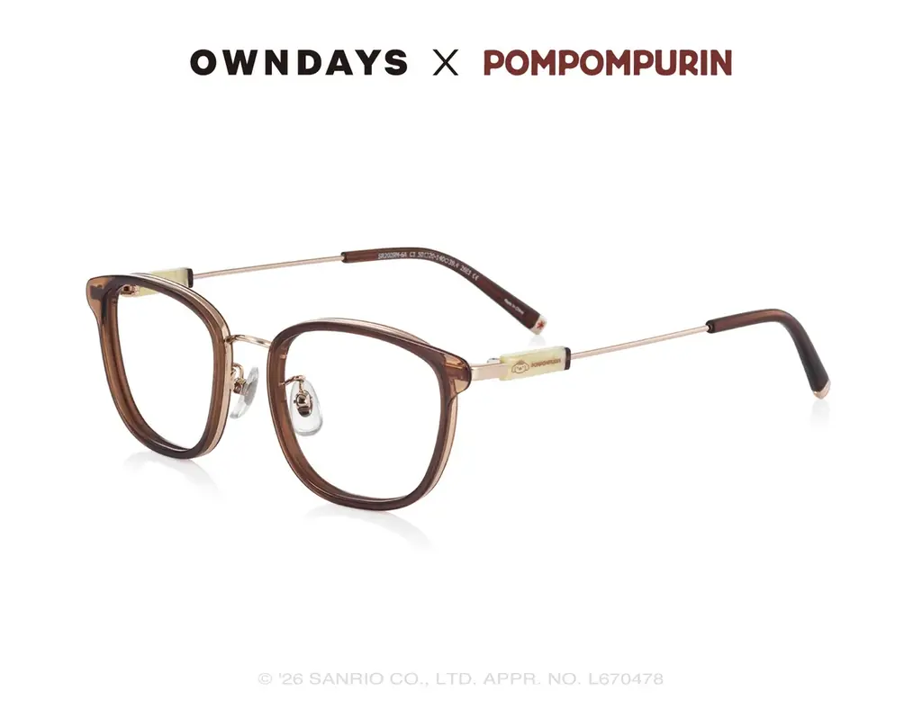 【OWNDAYS｜オンデーズ】ポムポムプリンのお友だち、チームプリンも登場！ポムっとやさしいひとときを過ごす、コラボアイウェア第2弾が7月2日発売 画像 11