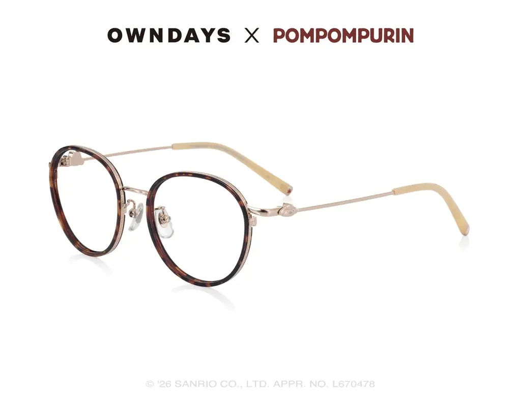 【OWNDAYS｜オンデーズ】ポムポムプリンのお友だち、チームプリンも登場！ポムっとやさしいひとときを過ごす、コラボアイウェア第2弾が7月2日発売 画像 5