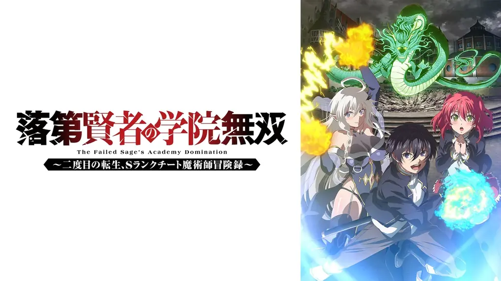 新作夏アニメ『落第賢者の学院無双～二度目の転生、Sランクチート魔術師冒険録～』ABEMAで6月25日（木）24時より“地上波先行・WEB最速配信”開始！ 画像 2