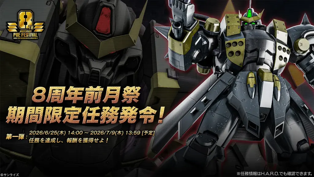 PlayStation®5/PlayStation®4『機動戦士ガンダム　バトルオペレーション２』「8周年前月祭」開催中！「ダブルオーライザー」が本日参戦！ 画像 9