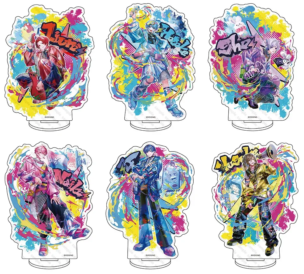 「VOISING」所属の2.5次元アイドルグループ「いれいす」、「すたぽら」、「クロノヴァ」、「ブラフラ」のグッズが、アニメイトで7月発売！　パネル展示やフェアも開催!! 画像 2