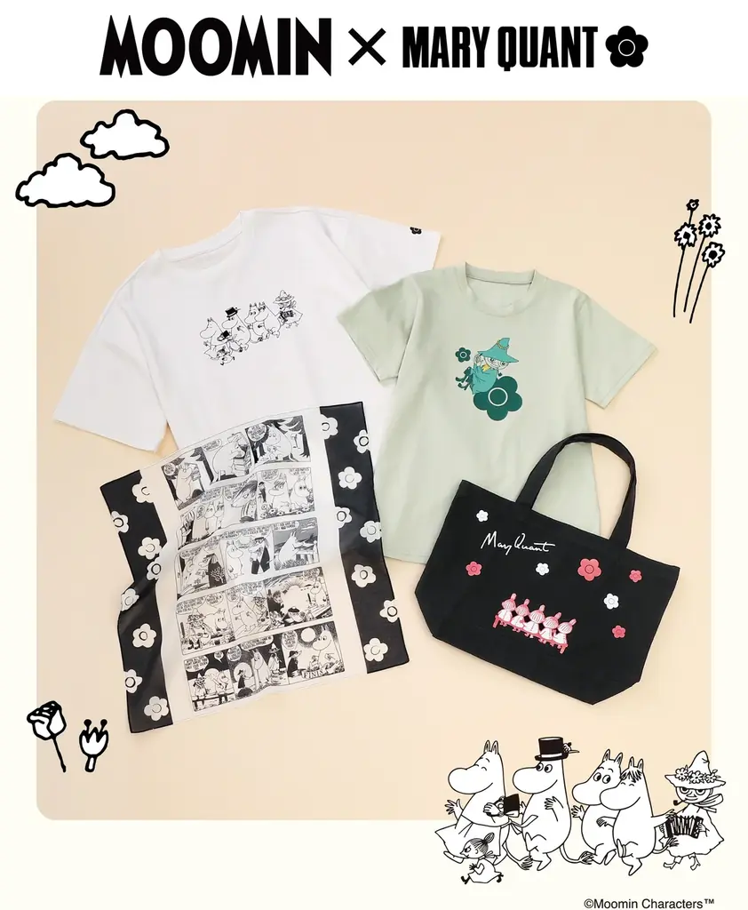 ムーミン×マリークワント発売