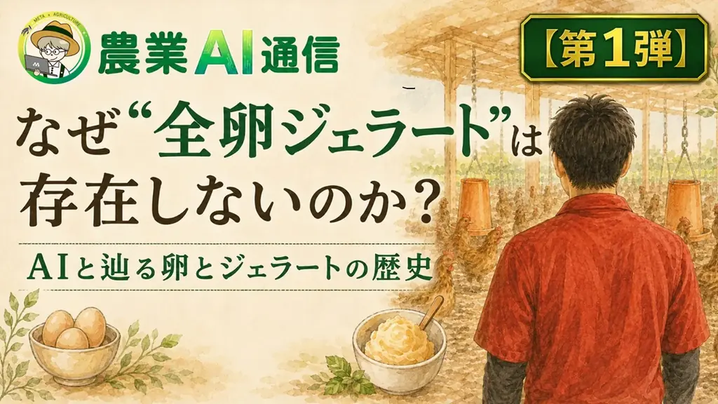 生成AIとの壁打ちから商品化へ、養鶏農家の「全卵ジェラート」が誕生 画像 4