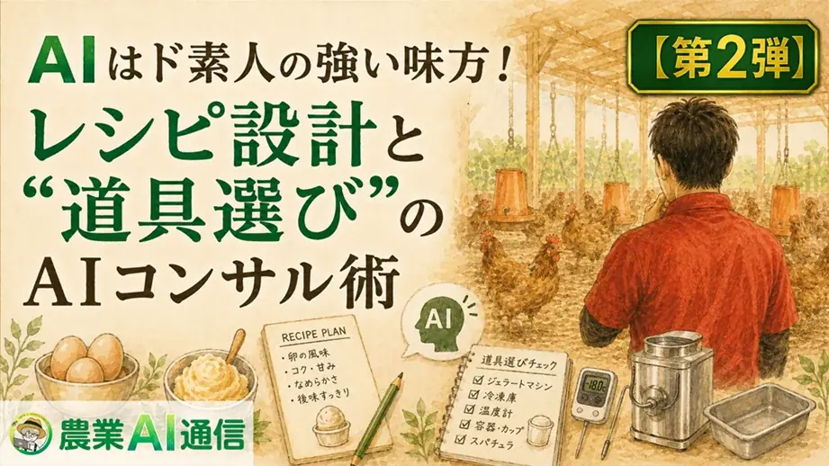 生成AIとの壁打ちから商品化へ、養鶏農家の「全卵ジェラート」が誕生 画像 5