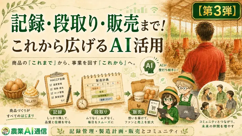 生成AIとの壁打ちから商品化へ、養鶏農家の「全卵ジェラート」が誕生 画像 6