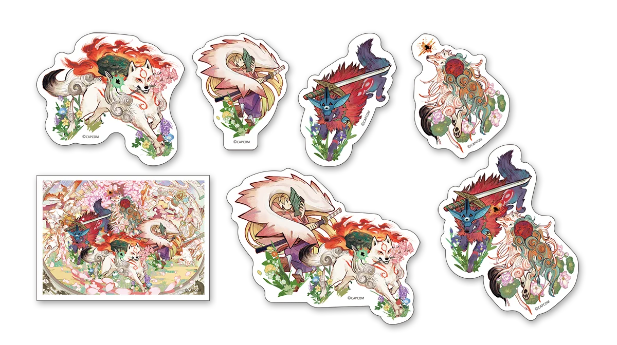 イラストレーター「とびはち」氏の精緻なる筆が描く、「大神」の世界をご覧あれ。豪華な描き下ろしイラストを使用したグッズをお見逃しなく！ 画像 8