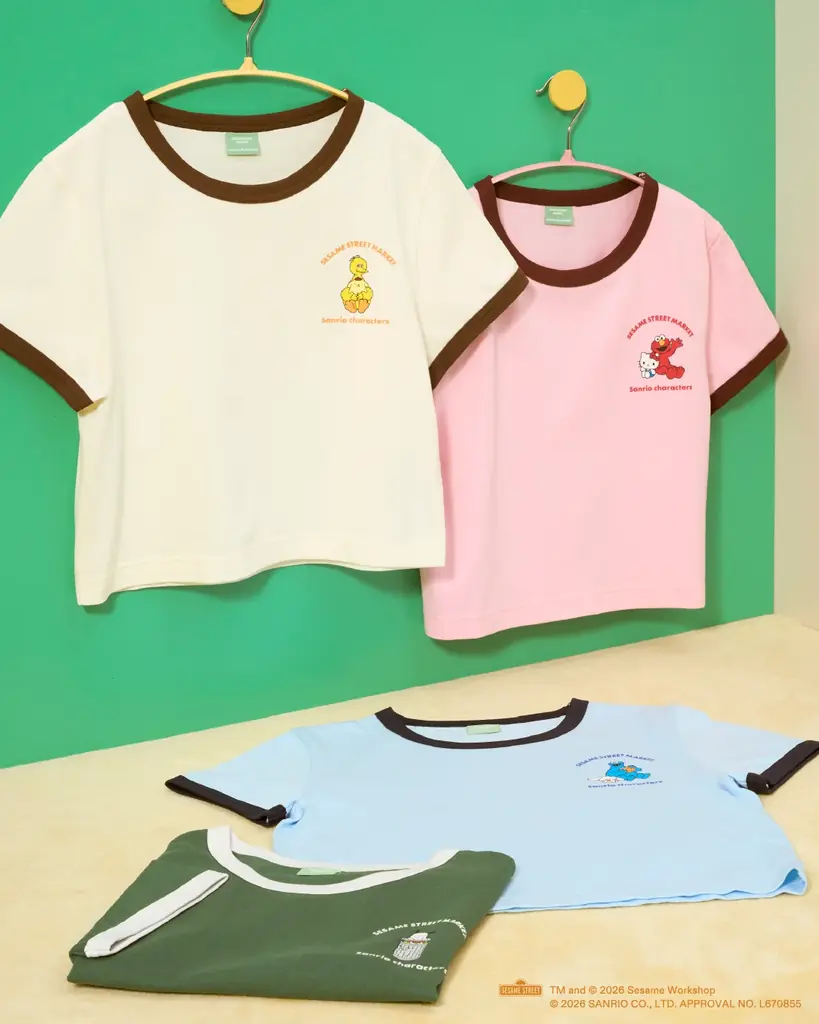 【セサミストリートのキャラクターとサンリオキャラクターズによるスペシャルコラボ第2弾】「SESAME STREET MARKET × Sanrio characters」が新登場！〈7月2日(木)〉 画像 6